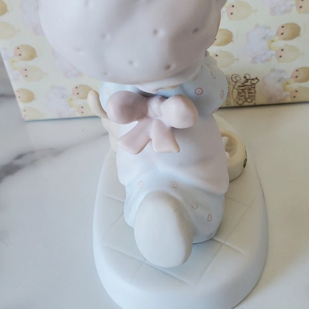Precious Moments Dropping Over For Christmas Figurine 1982